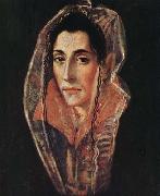 GRECO, El Female Portrait oil painting artist